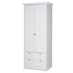 Sconto Šatníková skriňa LILA I biela