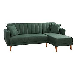 Sconto Sedacia súprava AQUA pravá, tmavozelená