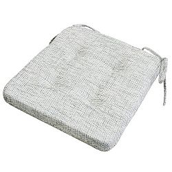 Sconto Sedák na stoličku CARUSO tmavosivá