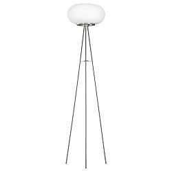 Sconto Stojacia lampa PORAS čierna