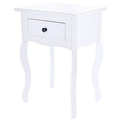Sconto Stolík KAMILA 1 biela