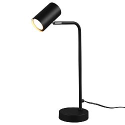 Sconto Stolná lampa MARLEY 2 čierny kov