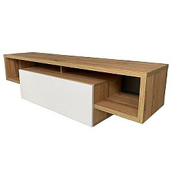 Sconto TV komoda HUBERTUS dub wotan/sivý betón