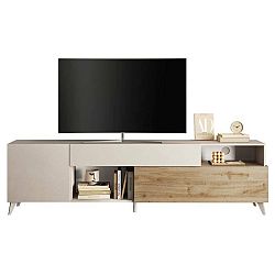 Sconto TV komoda MONOCA 2 krémová/dub