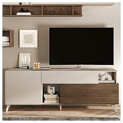 Sconto TV komoda MONOCA krémová/orech