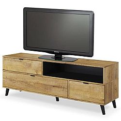 Sconto TV komoda NIST dub lefkas/čierna