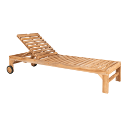 Sconto Záhradné ležadlo ONDURRO teak