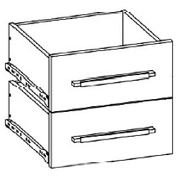 Sconto Zásuvkový element SYSTEM 2 ks