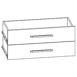 Sconto Zásuvkový element SYSTEM biela