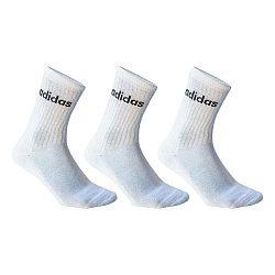 ADIDAS Vysoké tenisové ponožky 3 páry biele 40-42