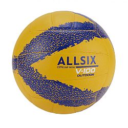 ALLSIX Volejbalová lopta Outdoor VBO100 žlto-modrá žltá 5
