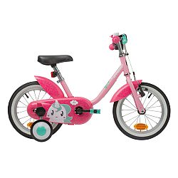 BTWIN 14-palcový bicykel pre deti od 3 do 4,5 roka 500 Jednorožec ružová .