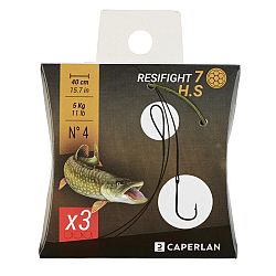 CAPERLAN Nadväzec na lov dravcov Resifight 7 s jednoduchým háčikom 5 kg 3 ks No Size