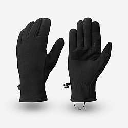 FORCLAZ Fleecové rukavice MT500 na horskú turistiku čierne S