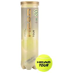 HEAD Tenisové loptičky Tour univerzálne 4 ks žlté