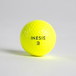 INESIS Golfové loptičky Soft 500 12 ks žlté žltá