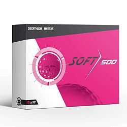 INESIS Loptičky Soft 500 Ružové 12 Ks
