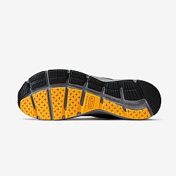 KALENJI Pánska bežecká obuv Run Active čierno-oranžová šedá 46