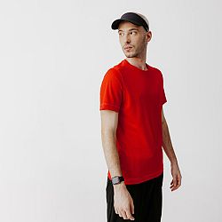 KALENJI Pánske bežecké tričko červené 2XL