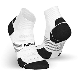 KIPRUN Bežecké ponožky Run900 Mid tenké biela 43-44
