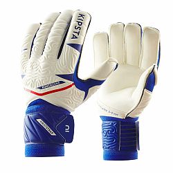 KIPSTA Brankárske rukavice F500 Viralto Shielder bielo-modré biela 7