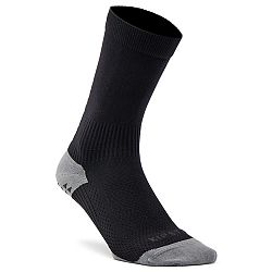 KIPSTA Detské polovysoké futbalové ponožky Viralto MiD II Club čierne 35-36