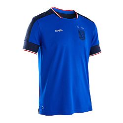 KIPSTA Detský futbalový dres FF500 Francúzsko 2024 modrá 14-15 r (161-172 cm)