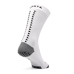 KIPSTA Krátke protišmykové futbalové ponožky VIRALTO II MiD biele 47-48