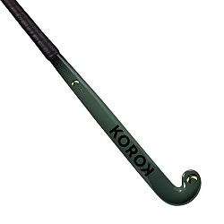 KOROK Hokejka FH530 na pozemný hokej pre pokročilých s 30 % karbónu kaki-čierna zelená 36,5_QUOTE_