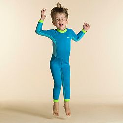 NABAIJI Detská neoprénová plavecká kombinéza TI Warm modrá tyrkysová 2-3 r 89-95 cm