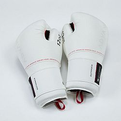 OUTSHOCK Ergonomické boxerské rukavice 120 biele 14 oz