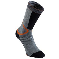 OXELO Ponožky Fit Sivo-oranžové