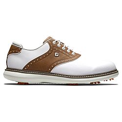 Pánska golfová obuv Footjoy Tradition bielo-hnedá 45