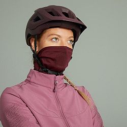ROCKRIDER Dámska zimná bunda na horskú cyklistiku ružová fialová L