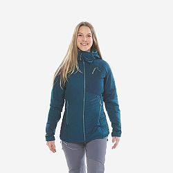 SIMOND Dámska horolezecká bunda Alpinism zo syntetickej vaty tmavozelená tyrkysová M