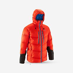 SIMOND Pánska horolezecká páperová bunda Makalu červená oranžová 2XL