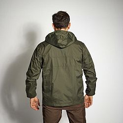 SOLOGNAC Nepremokavá poľovnícka bunda 100 zelená khaki M