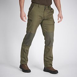 SOLOGNAC Odolné kapsáčové nohavice Steppe 300 dvojfarebné khaki 4XL