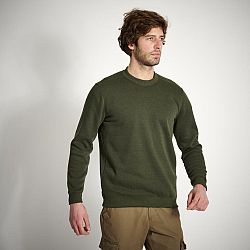 SOLOGNAC Poľovnícky sveter zelený 100 khaki XL