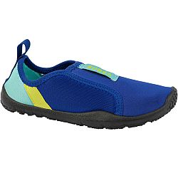 SUBEA Detská obuv do vody Aquashoes 120 elastická modrá 30-31