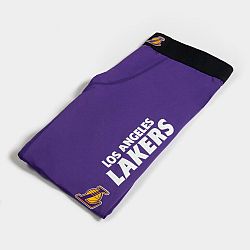TARMAK Pánske 3/4 spodné legíny na basketbal NBA Los Angeles Lakers fialové fialová M (W32 L33)