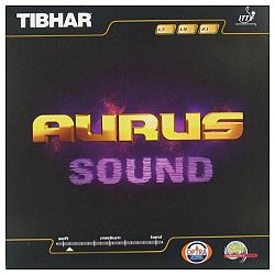 TIBHAR Poťah Auras Sound na pálku na stolný tenis 1,9 mm červený