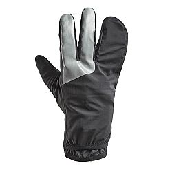 TRIBAN Nepremokavé, vetruvzdorné a kompaktné vrchné rukavice čierna ML