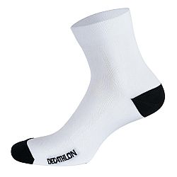 VAN RYSEL Cyklistické ponožky 500 biele 35-38