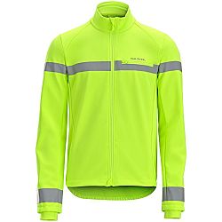 VAN RYSEL Pánska zimná cyklistická bunda s dlhým rukávom EN17353 zelená L
