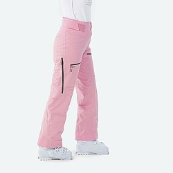 WEDZE Dámske lyžiarske nohavice FR500 ružové XS-S