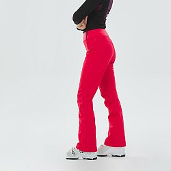 WEDZE Dámske lyžiarske nohavice Slim 500 červené S