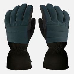 WEDZE Lyžiarske rukavice 500 zeleno-čierne zelená XS