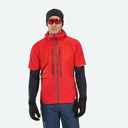 WEDZE Pánska skialpinistická vesta Pacer červeno-tmavomodrá červená M
