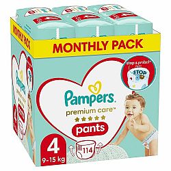 Pampers Premium Care Pants 4 MAXI 9-15 kg Value Pack 38 ks